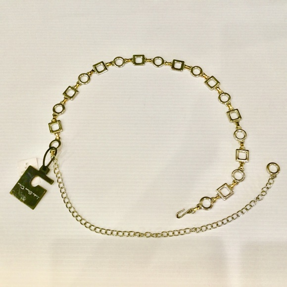 Lake Shore Drive Accessories - Chain Belt Gold Silver Sz M/L LAKE SHORE DRIVE NWT